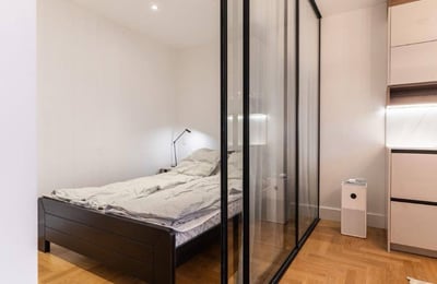 Alquiler de un luminoso apartamento de 2 habitaciones, 47 m², centro de la ciudad, Belgrado, Serbia